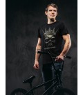 T-Shirt HellHead KingDom, Tête de Mort, 100% coton Bio