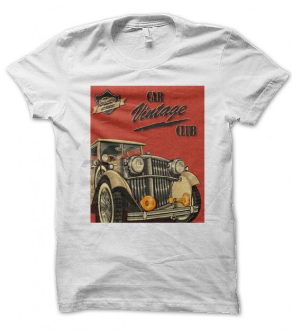 T-shirt Car Vintage Club