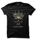 T-Shirt HellHead KingDom, Tête de Mort, 100% coton Bio