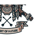 T-Shirt Native American, Spirit of Nature 100% coton BIO