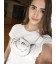 T-Shirt Femme Cat Lover , 100% coton BIO