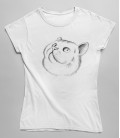 T-Shirt Femme Cat Lover , 100% coton BIO