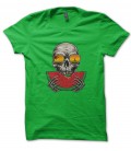 T-Shirt Skull Pastèque, Summer Life, 100% coton BIO