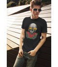 T-Shirt Skull Pastèque, Summer Life, 100% coton BIO