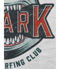 T-Shirt Shark Summer Surfing Club , 100% coton BIO