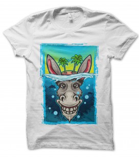 T-Shirt Donkey Paradise , 100% coton BIO