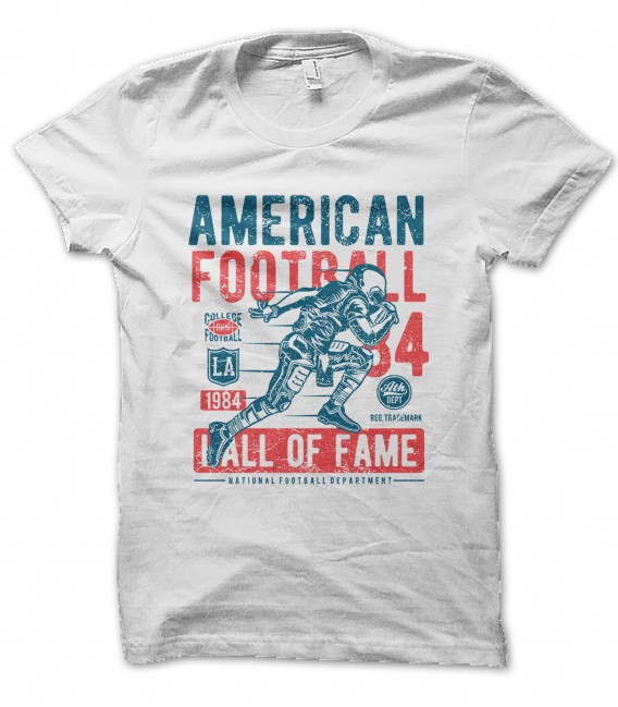 T-Shirt American Football, Hall of Fame 1984, 100% coton