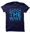 T-Shirt Catch the Wave, Surf Vibes, 100% coton