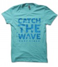 T-Shirt Catch the Wave, Surf Vibes, 100% coton