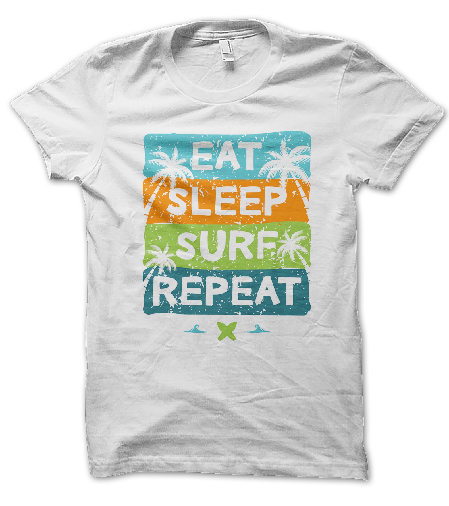 Eat sleep surf repeat t shirt new arrivals