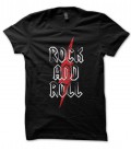 T-Shirt Rock And Roll Vintage , 100% coton BIO