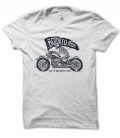 T-Shirt Skeleton Born to Ride, Skull Rider , 100% coton