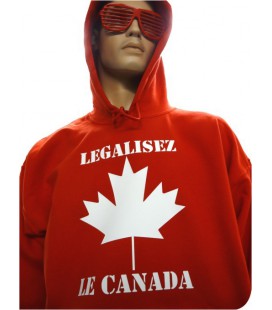 Sweat Shirt Légalisez le Canada