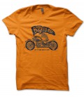 T-Shirt Skeleton Born to Ride, Skull Rider , 100% coton