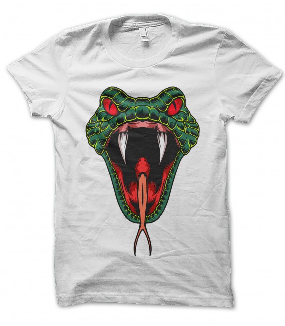 T-Shirt Snake, le Serpent, 100% coton Bio