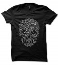 T-Shirt Vélo Skull Tête de Mort, 100% coton Bio