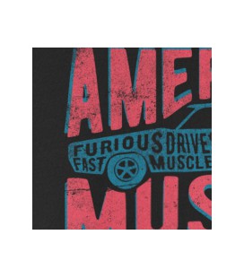 Sweat Shirt Capuche American Muscle Car