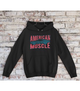 Sweat Shirt Capuche American Muscle Car vintage