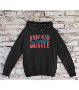 Sweat Shirt Capuche American Muscle Car