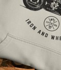 Sweat Shirt Capuche Custom Motors, Iron and Wheels New York