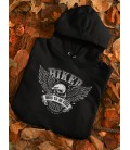 Sweat Shirt Capuche Biker, Born to Be Free Hoodie