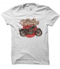 T-Shirt Vintage Motorcycle Speedway Grade, 100% coton