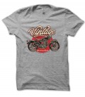 T-Shirt Vintage Motorcycle Speedway Grade, 100% coton