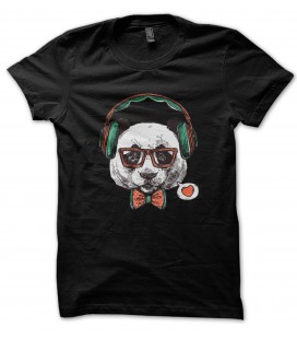 T-Shirt Panda DeeJay, 100% coton