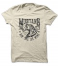 T-Shirt Mustang Ride like the wind, 100% coton Bio