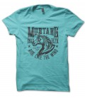 T-Shirt Mustang Ride like the wind, 100% coton Bio