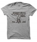 T-Shirt Road Race Born to Ride Vintage, 100% coton