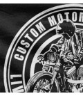 T-Shirt Custom Motorcycle Club, Biker 100% coton Bio