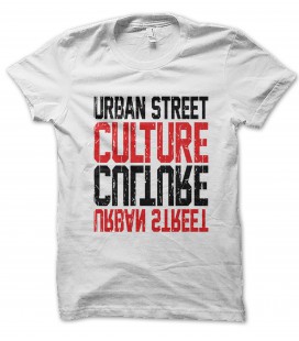 T-Shirt blanc Urban Street Culture , 100% coton Bio