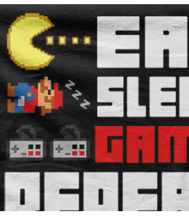 T-Shirt Eat Sleep Game Repeat Gamer Vintage