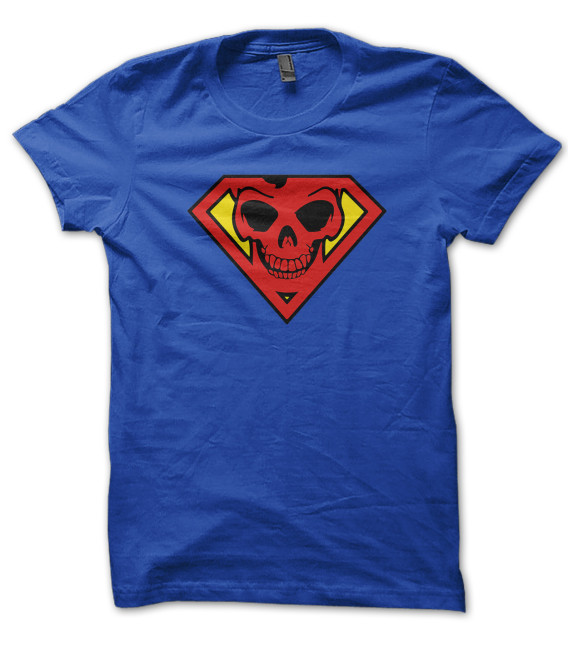 Tee Shirt Super Skull Super Hero