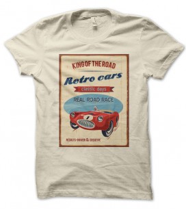 T-shirt vintage King of the Retro Cars Classics