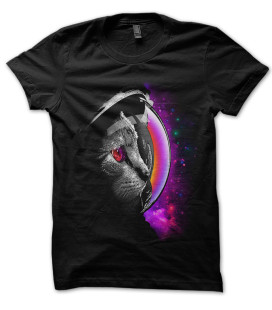 Tee Shirt Cosmos Cat, Space Animals Collection