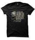 Tee Shirt Skull I am who I am, It's my LIFE by HellHead