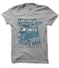 Tee Shirt Vintage Surfing Camp, Pacific Wave Surf Club, Los Angeles