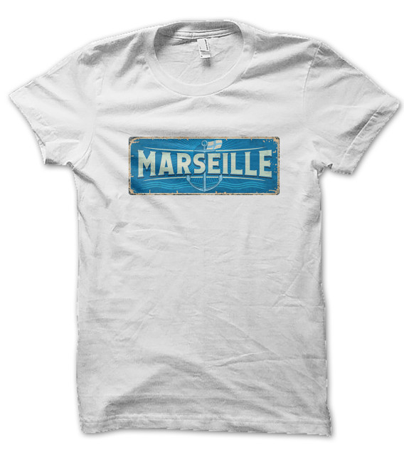 Tee Shirt plaque Marseille