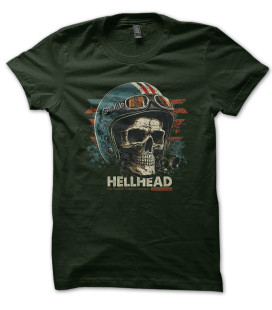 T-Shirt Hell Head, Vintage Skull - since 1972