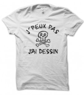 T-shirt J'peux pas, j'ai dessin