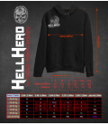 Sweat-Shirt Capuche Built for Speed , HellHead, the Radical Riders Company