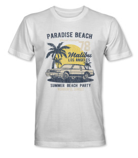 Tee Shirt Paradise Beach, Malibu Los Angeles '78