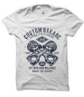 Tee Shirt Vintage Custom Garage, Motorcycle Legend 1980