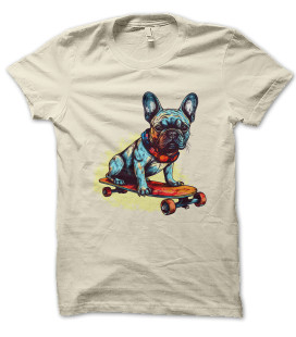 Tee Shirt Skater BullDog Français, French Bull Dog