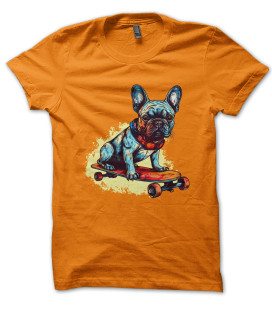 Tee Shirt Skater BullDog Français, French Bull Dog