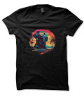 Tee Shirt Labrador Sunset LifeStyle