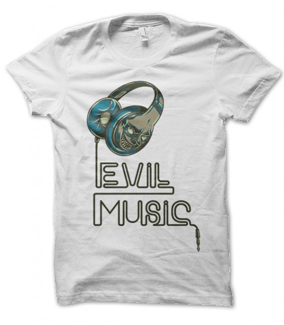 T-shirt Evil Music
