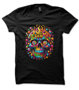 Tee Shirt Candy Skull by HellHead